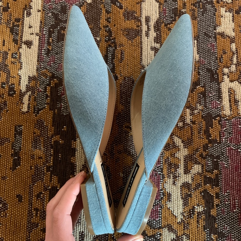 Design Lab Kimi Denim mules - Picture 8 of 8